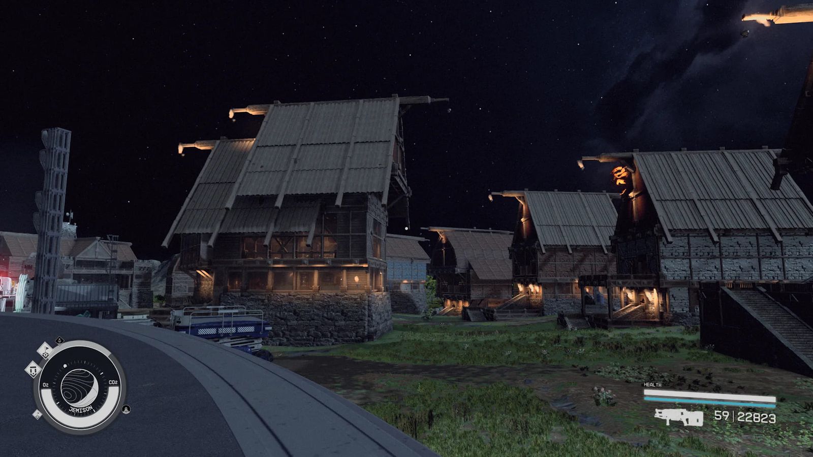 image of a rustic village in starfield