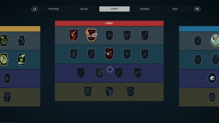 starfield skill upgrades tree