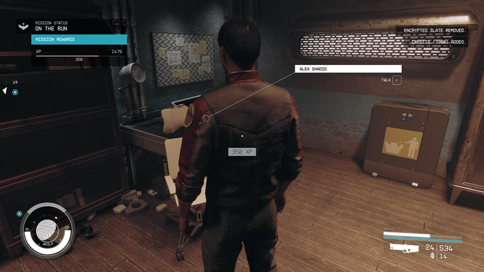 starfield on the run quest rewards