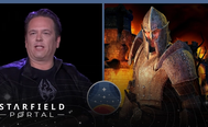 phil spencer next to the oblivion knight