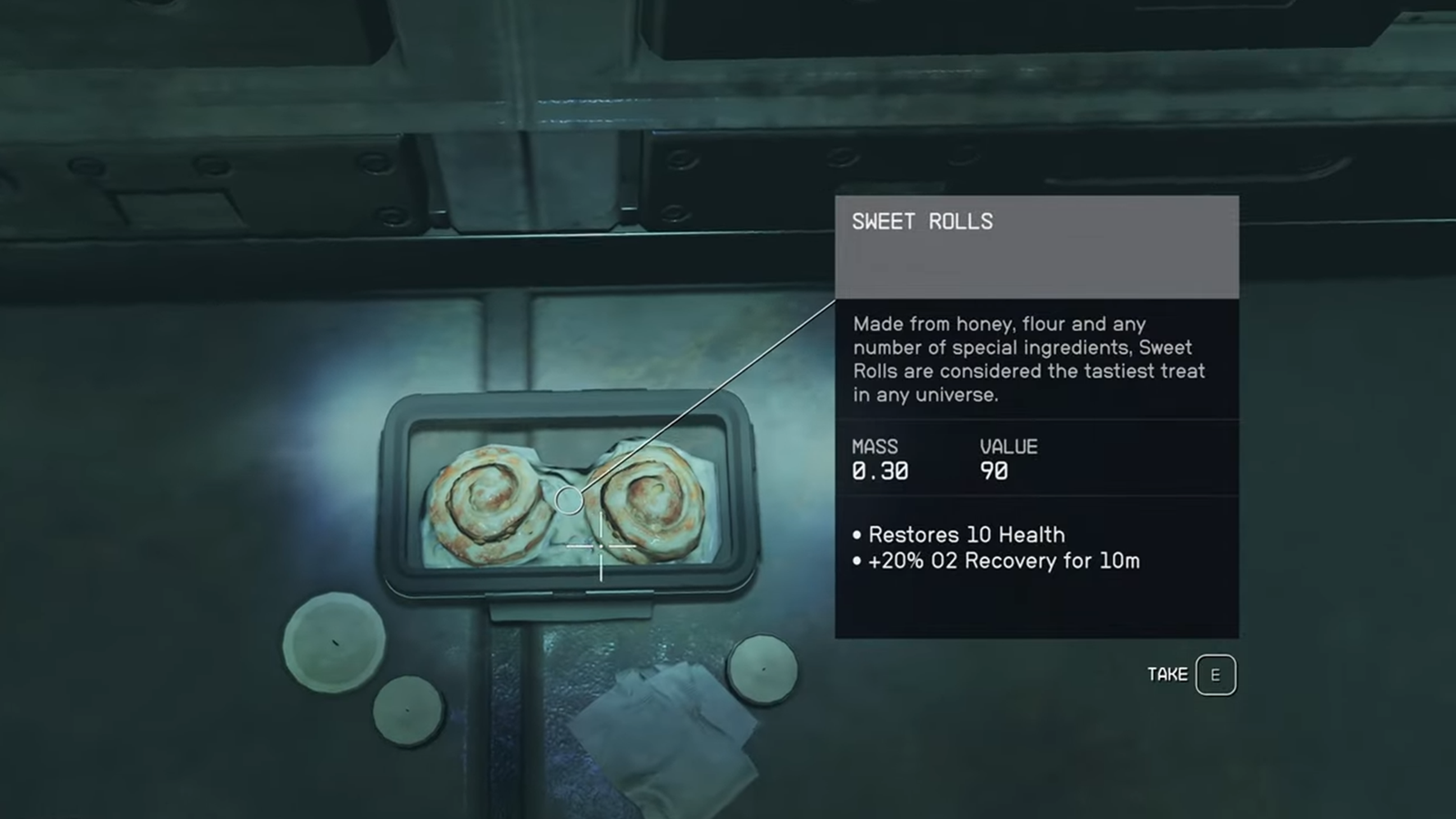 starfield sweet rolls easter egg