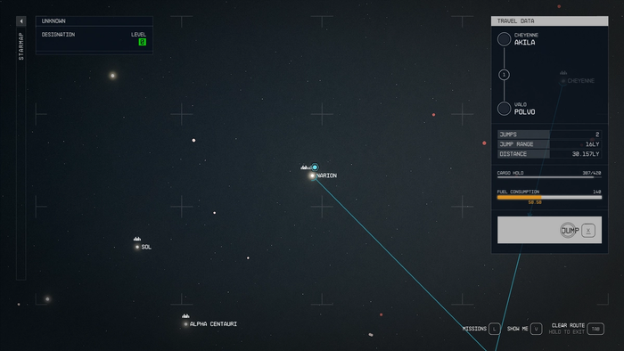 starfield where hope is built grav jump to polvo