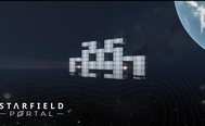 space invader starfield ship