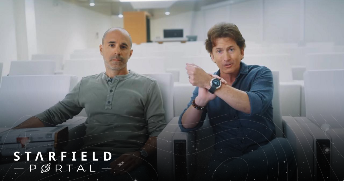 Todd Howard shows his watch