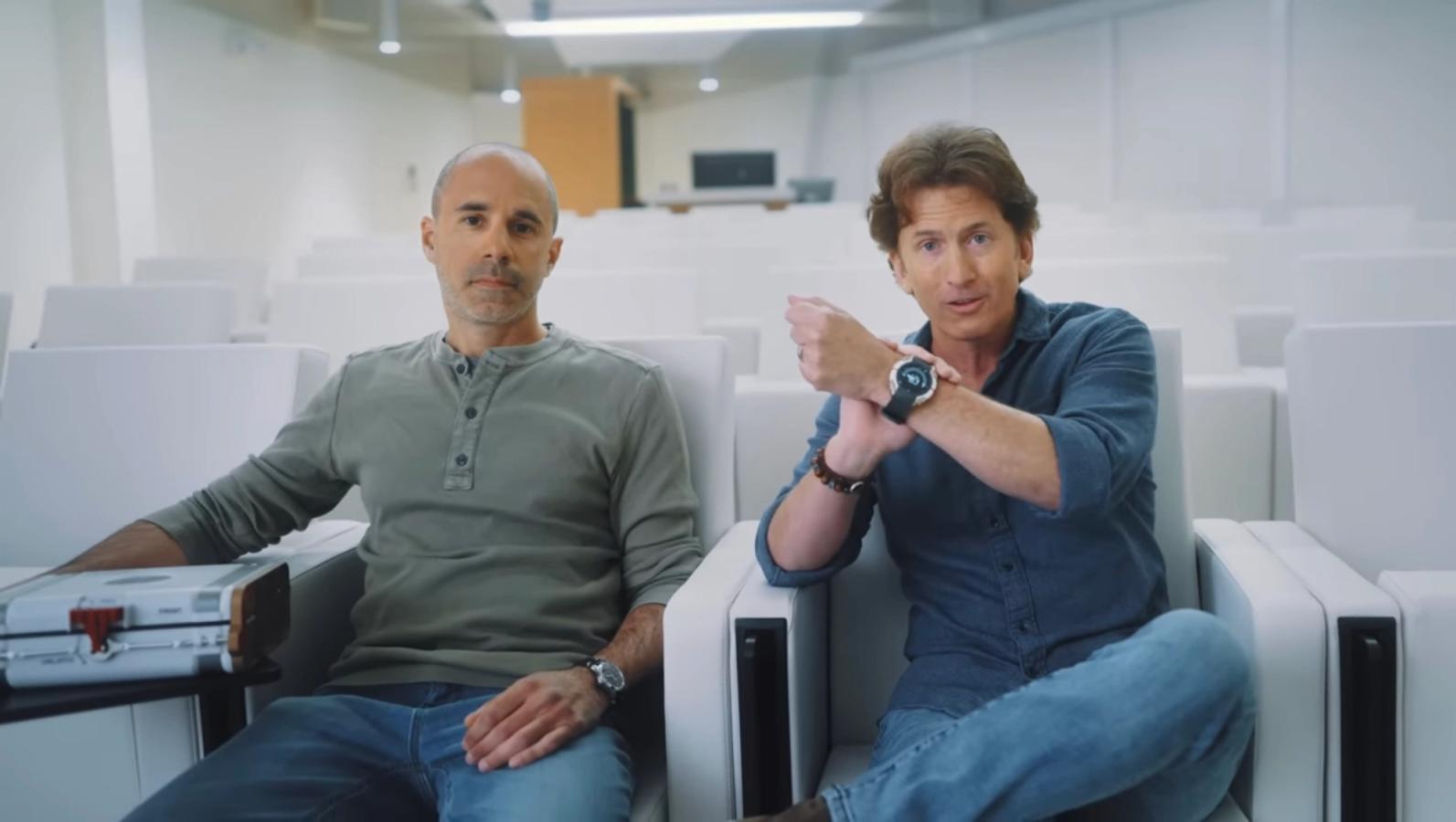 Todd Howard shows off his watch