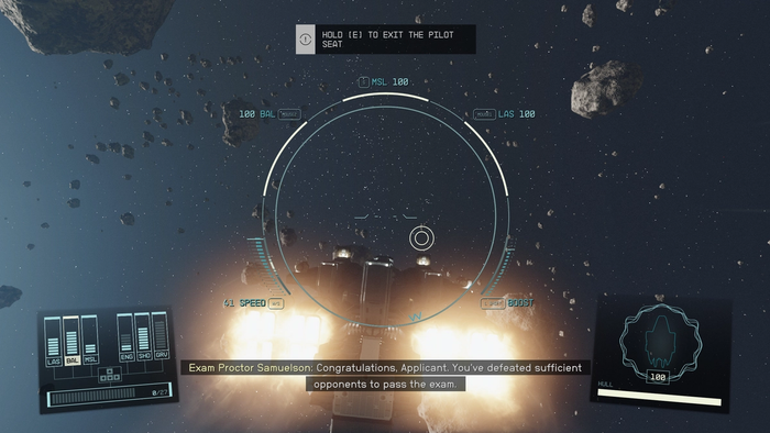 starfield supra et ultra exam passed at wave 3