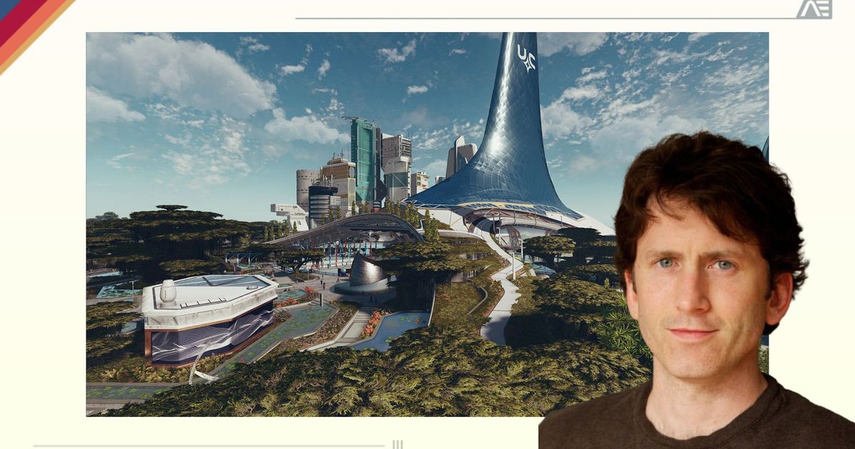 An image of New Atlantis with Todd Howard