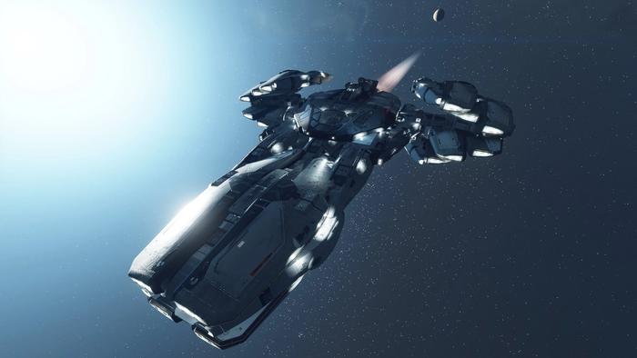 An image of The Spectre, a ship made in Starfield