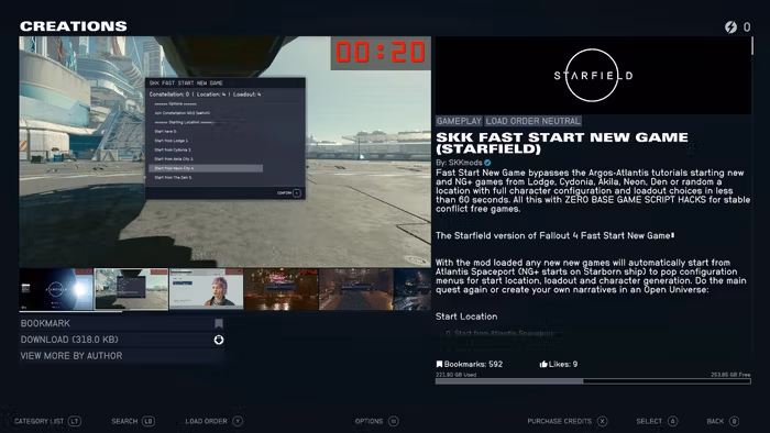 image of skk fast new game mod