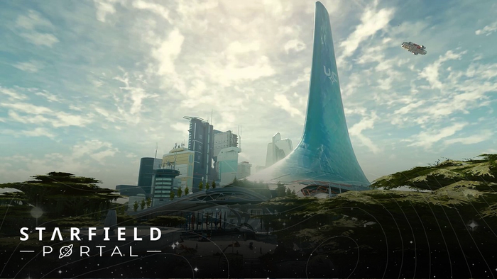 Looking at the gleaming city of New Atlantis