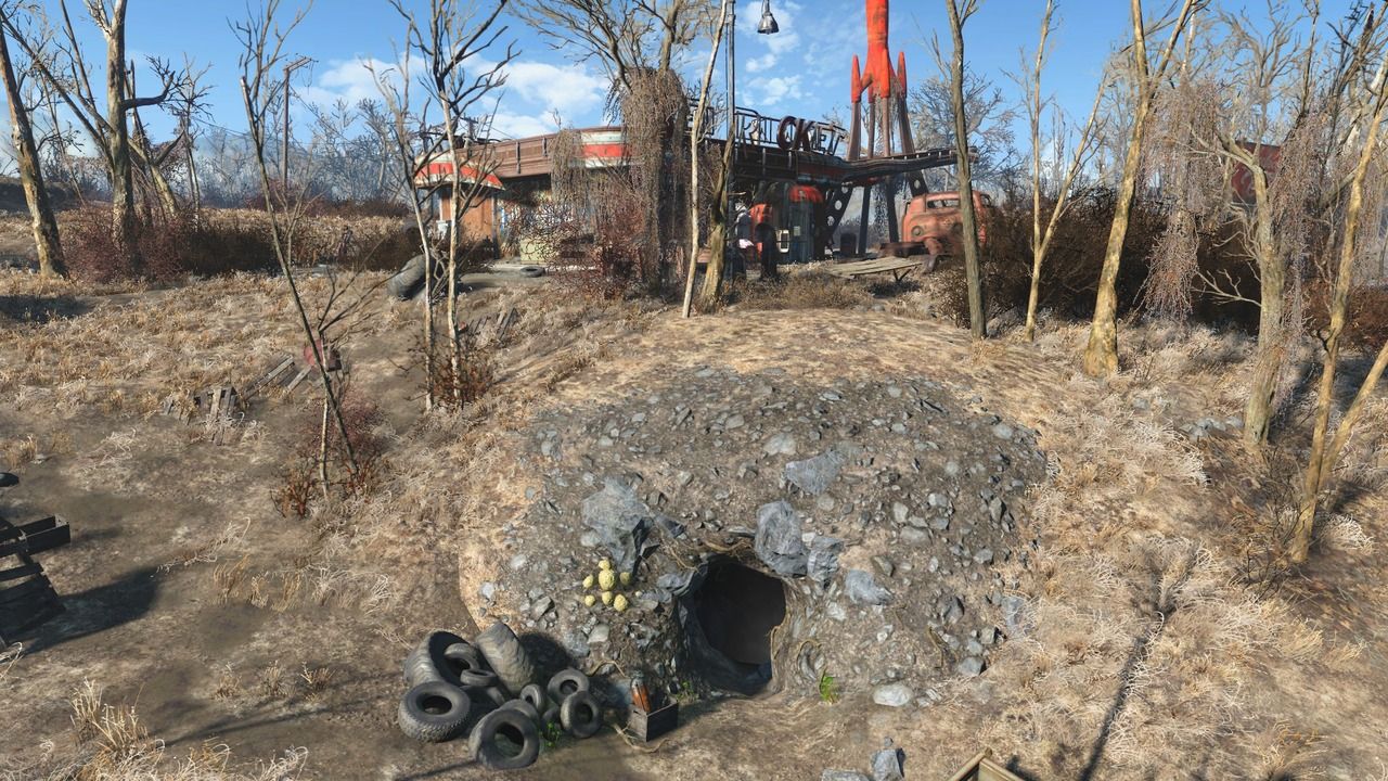 mole rat den fallout 4