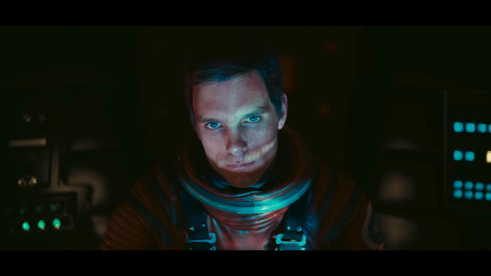 close up of astronauts face