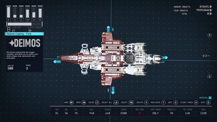 image of a ship in starfield