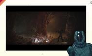 Image of Starfield as a horror game with The Hunter on the lower right hand side
