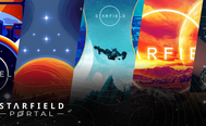 5 art deco starfield posters