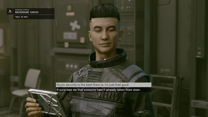 starfield background checks talk to nyx at his apartment