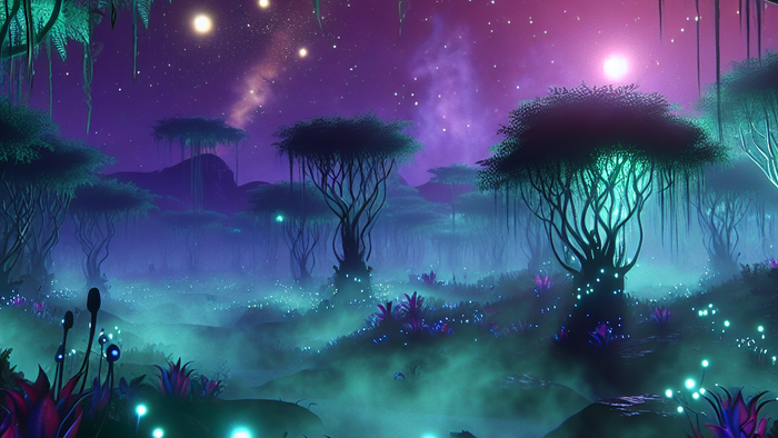 Swamp biome in Starfield in Charybdis II