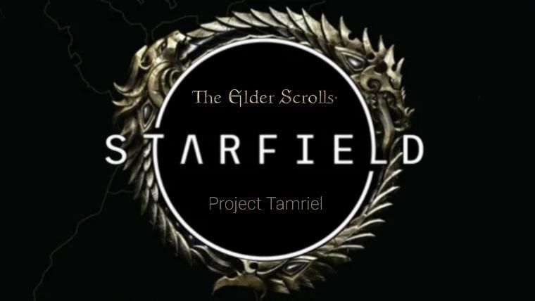 a logo for the elder scrolls starfield project tamriel .