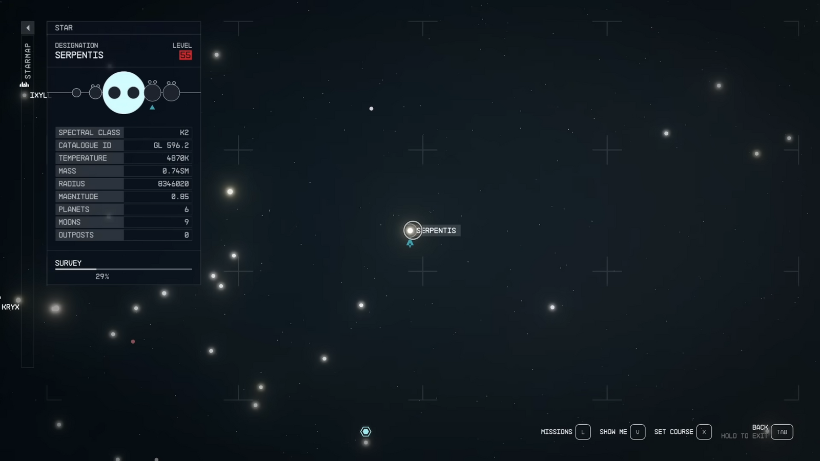 starfield serpentis star system