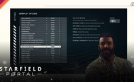 a screenshot of starfield portal gameplay options