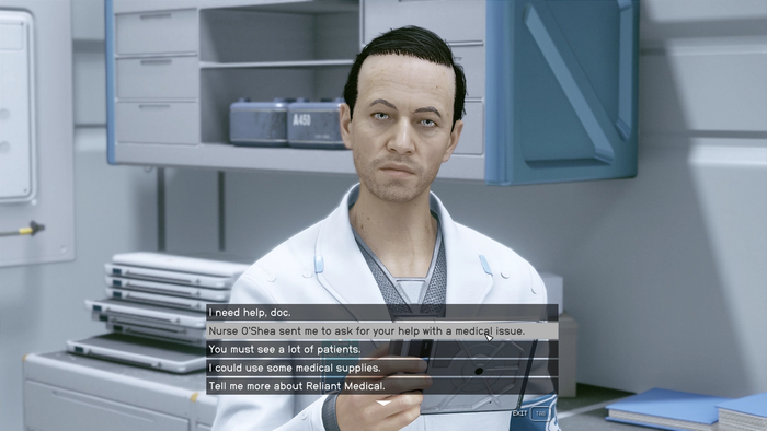 starfield reliable care reliant medical doctor lebedev