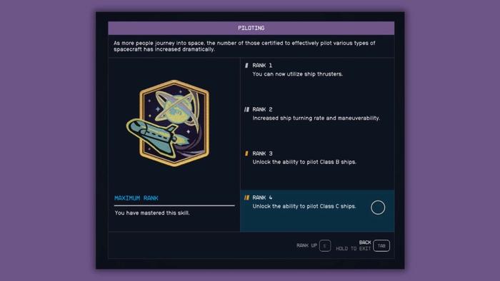 Starfield: Piloting Skill