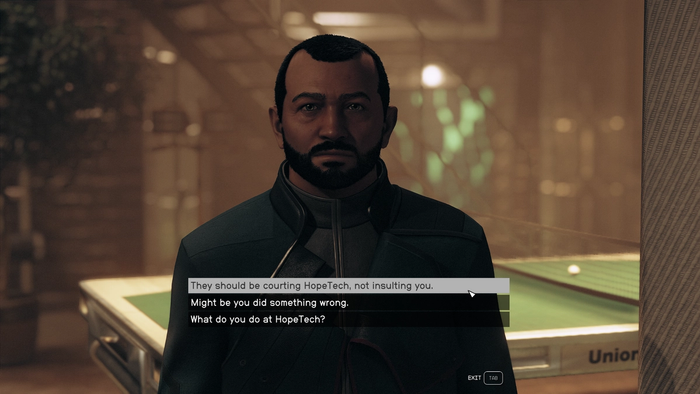 starfield last will and testament frank dialogue
