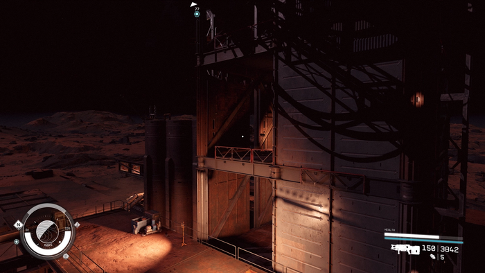 starfield The Bounty That Got Away climb the tower hop across gap