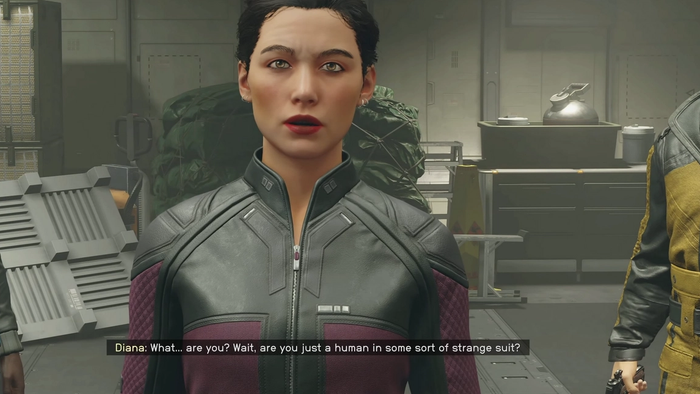 starfield alien spacesuit funny dialogue