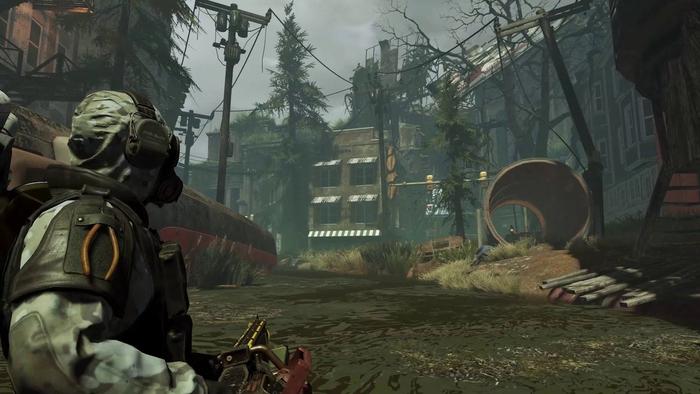 Fallout 76 flooded city center