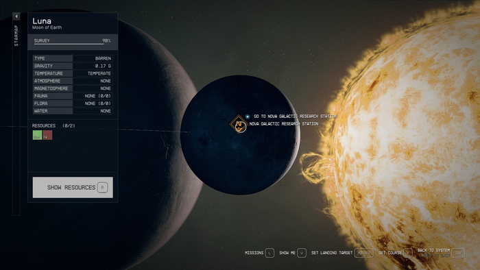 starfield unearthed moon luna nova galactica research