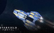vault tec inspired ship starfield