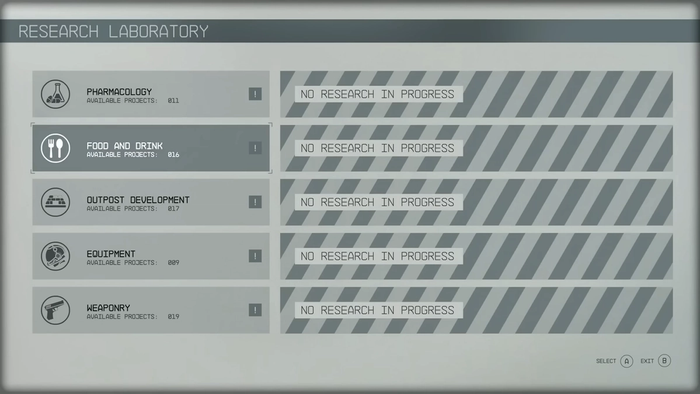 starfield research upgrades