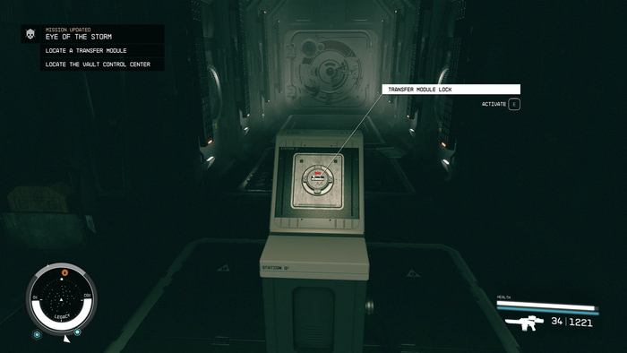 starfield eye of the storm vault module lock