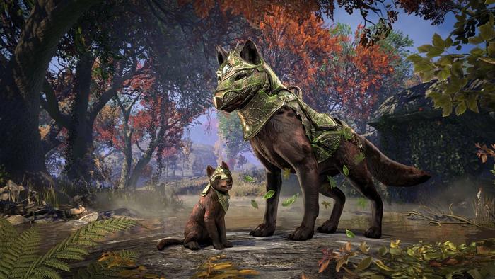 welkyndstone ruins wolf and pup elder scrolls online gold road