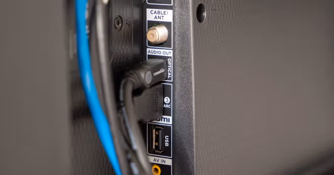 Check HDMI cable version - An image of an HDMI cable