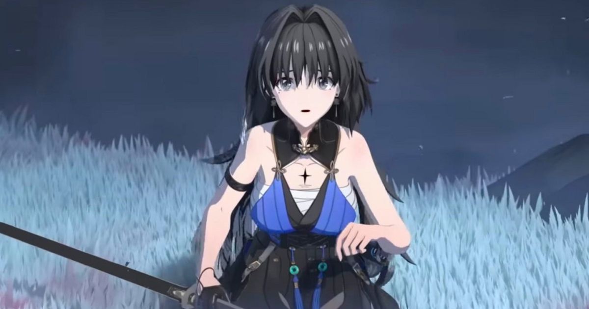 An image of a female anime character with a sword from Wuthering Waves - Fatal error on launch