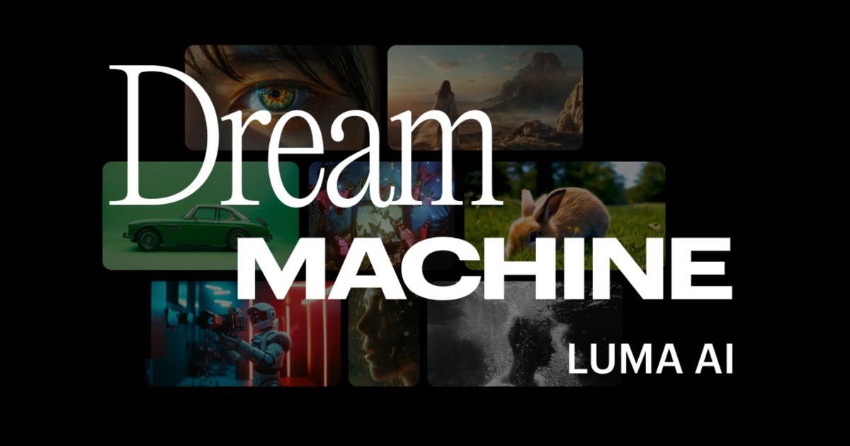 An image of the logo of Luma Dream Machine AI