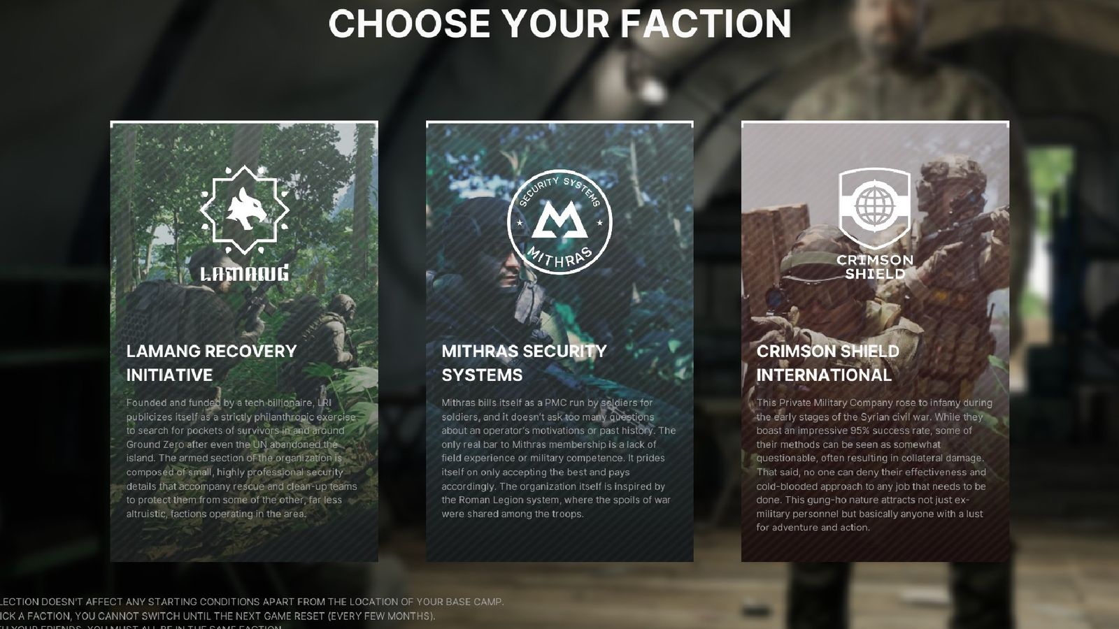 Gray Zone Warfare Factions Explained and Which to Choose