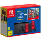 Nintendo Switch (Red) + Super Mario Odyssey